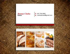 Business Card Design by Lanka Ama for Clarke's Bread | Design: #10719683