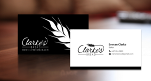 Business Card Design by chandrayaan.creative for Clarke's Bread | Design: #10720415