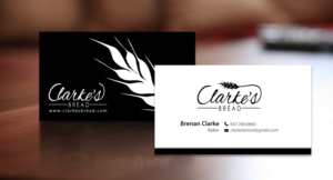 Business Card Design by chandrayaan.creative for Clarke's Bread | Design: #10720417