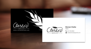 Business Card Design by chandrayaan.creative for Clarke's Bread | Design: #10720418
