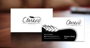 Business Card Design by chandrayaan.creative for Clarke's Bread | Design: #10723335