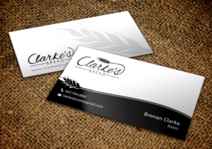 Business Card Design by chandrayaan.creative for Clarke's Bread | Design: #10723337