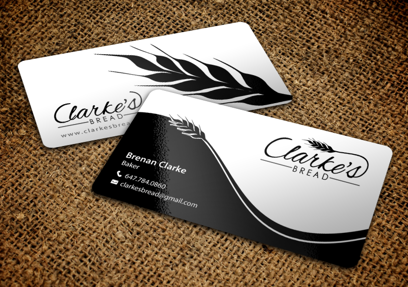 Diseño de Tarjeta de Presentación por chandrayaan.creative para Clarke's Bread | Diseño #10723338