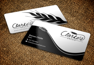 Business Card Design by chandrayaan.creative for Clarke's Bread | Design: #10723338