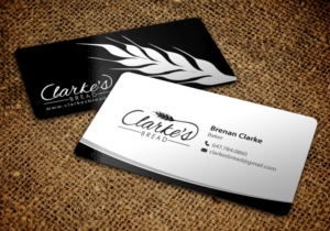 Business Card Design by chandrayaan.creative for Clarke's Bread | Design: #10723346