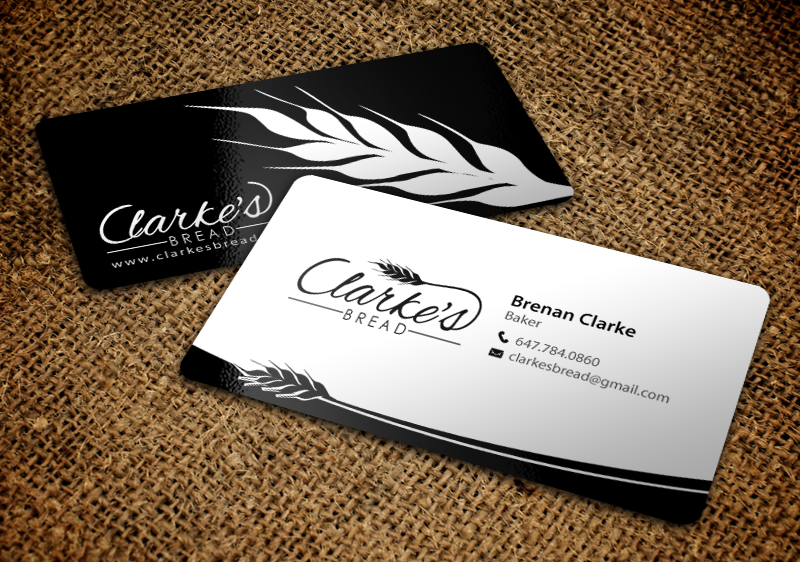 Business Card Design by chandrayaan.creative for Clarke's Bread | Design #10723348