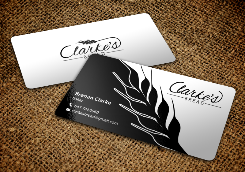 Business Card Design by chandrayaan.creative for Clarke's Bread | Design #10723349