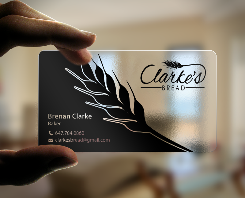 Business Card Design by chandrayaan.creative for Clarke's Bread | Design #10723350