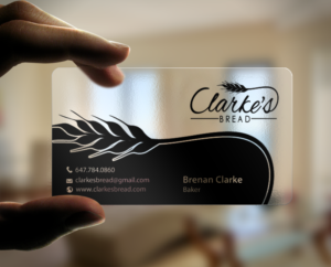 Business Card Design by chandrayaan.creative for Clarke's Bread | Design: #10723351