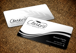 Business Card Design by chandrayaan.creative for Clarke's Bread | Design: #10723353