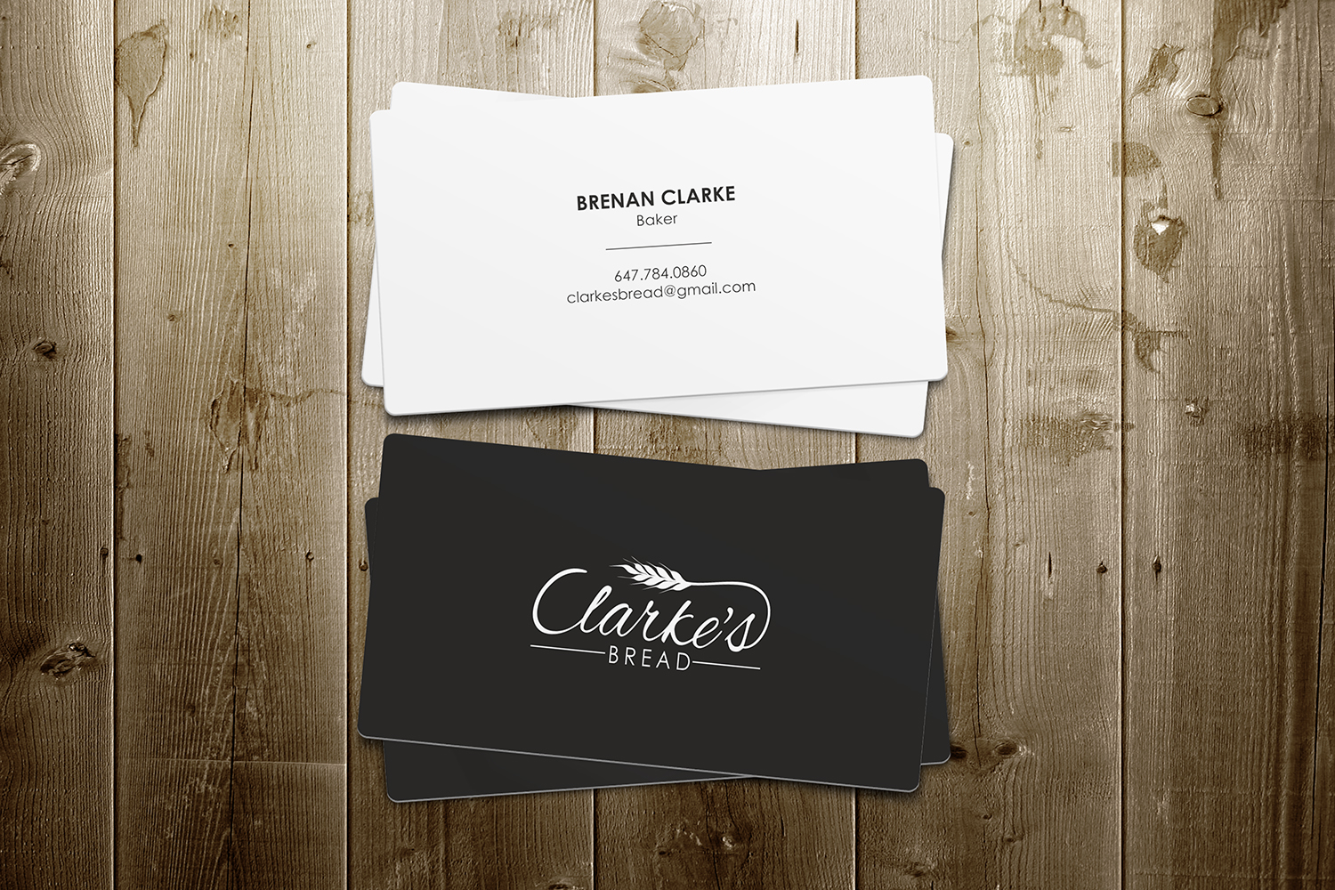 Business Card Design by logodentity for Clarke's Bread | Design: #10713471