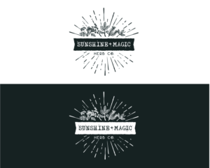 Sunshine + Magic          Herb Co.         (2-3 lines,) | Logo Design by Birdcage