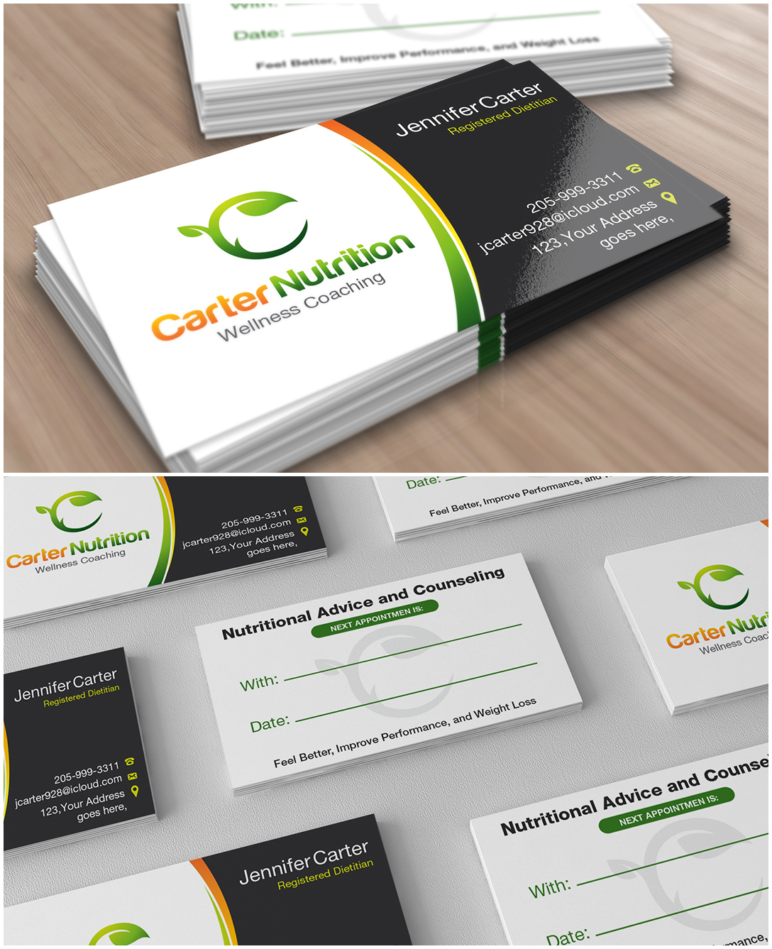 Business Card Design by JAKUART for Carter Nutrition | Design #2243012