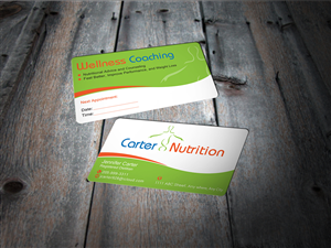 Nutritionist Business Card Design | Design de Carte de Visite par MT