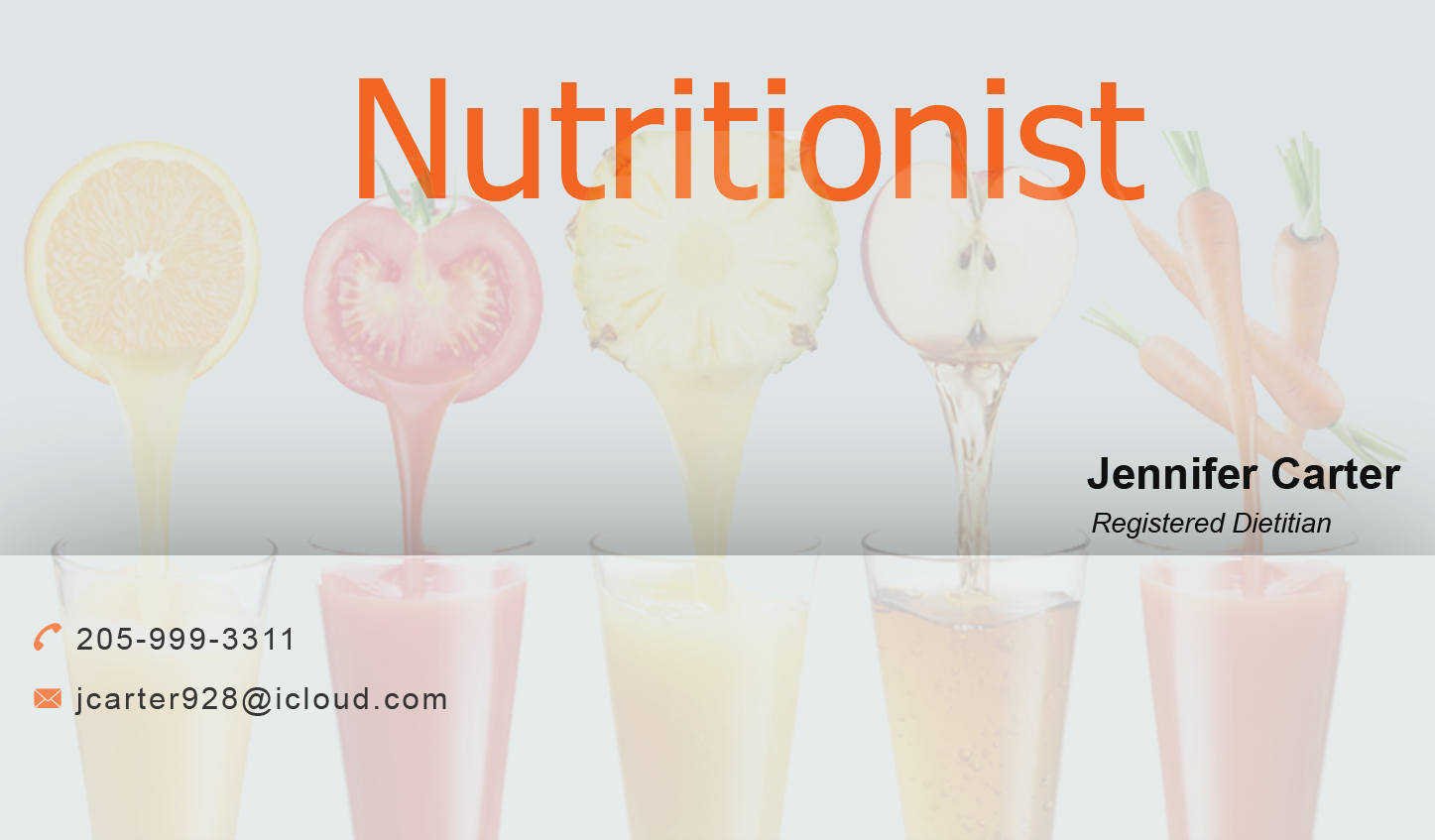 Business Card Design by preethy for Carter Nutrition | Design #2235673