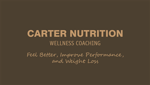 Diseño de Tarjeta de Presentación por Krishna para Carter Nutrition | Diseño: #2257335