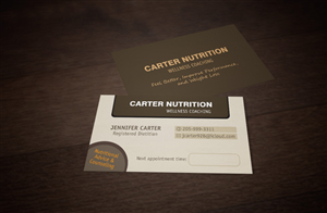 Design de Carte de Visite par Krishna pour Carter Nutrition | Design #2257339