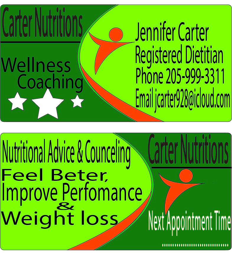 Business Card Design by arrowdesigners for Carter Nutrition | Design #2250583