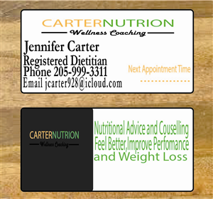 Business Card Design by arrowdesigners for Carter Nutrition | Design: #2252885