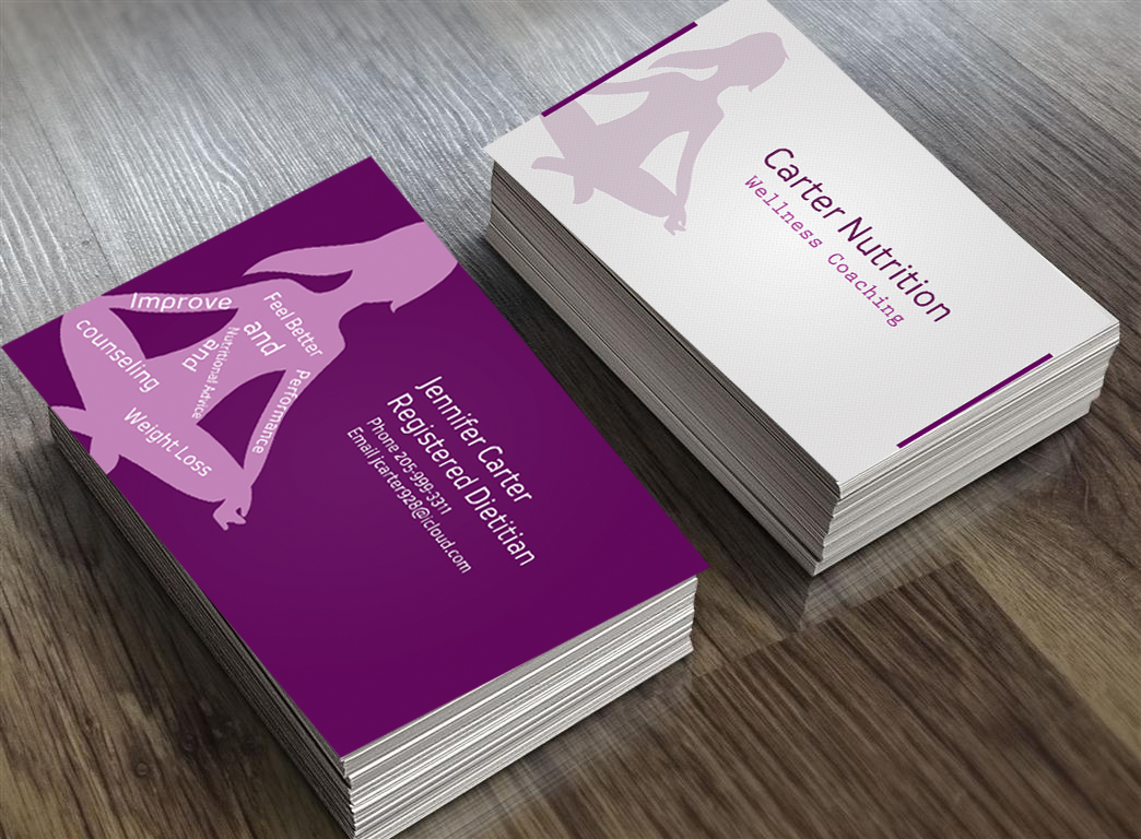 Business Card Design by areeba for Carter Nutrition | Design #2242754