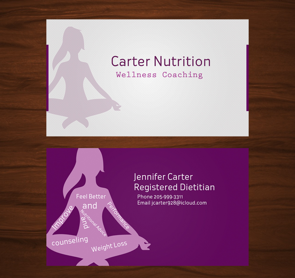 Business Card Design by areeba for Carter Nutrition | Design #2242758
