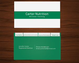 Business Card Design by areeba for Carter Nutrition | Design: #2247882