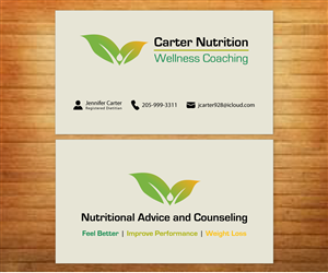 Visitenkarten-Design von Fadzli Razali für Carter Nutrition | Design: #2258632