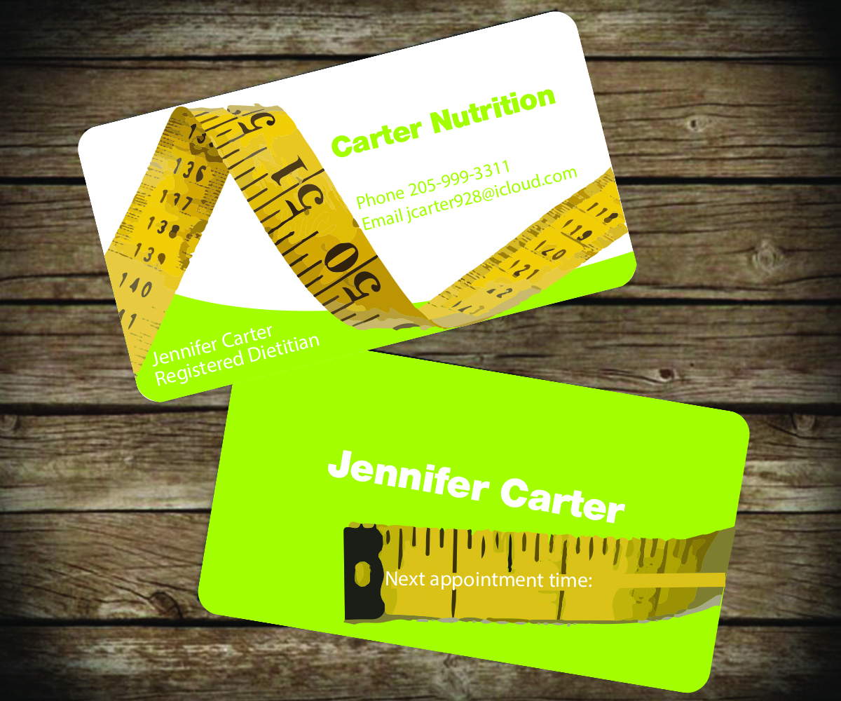 Business Card Design by Aaaron for Carter Nutrition | Design #2235716