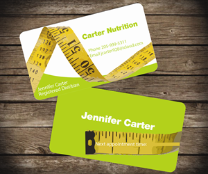 Nutritionist Business Card Design | Design de Carte de Visite par Aaaron