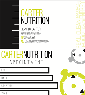 Business Card Design by Kirsti VandeVord