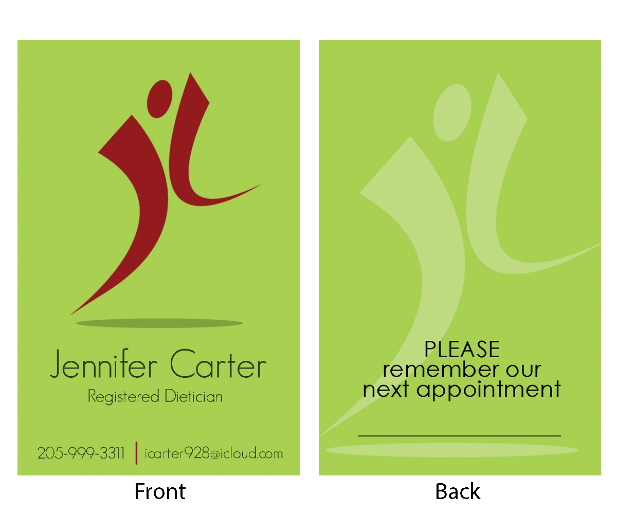 Business Card Design by Gautami Hazra for Carter Nutrition | Design #2249893