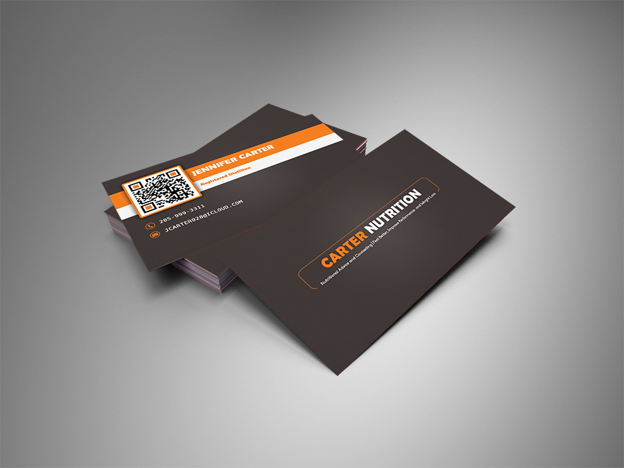 Business Card Design by J.B designer for Carter Nutrition | Design #2250840