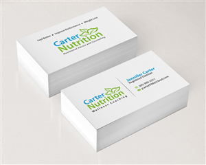 Visitenkarten-Design von navacreative für Carter Nutrition | Design: #2238371
