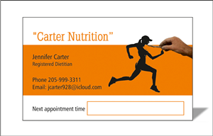 Diseño de Tarjeta de Presentación por dkthedon para Carter Nutrition | Diseño: #2250662