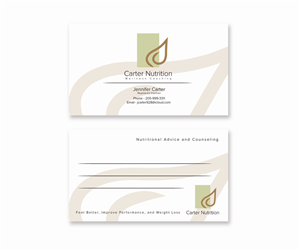 Visitenkarten-Design von Sandaru für Carter Nutrition | Design: #2240551