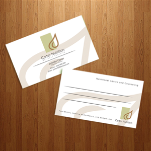 Visitenkarten-Design von Sandaru für Carter Nutrition | Design: #2240557