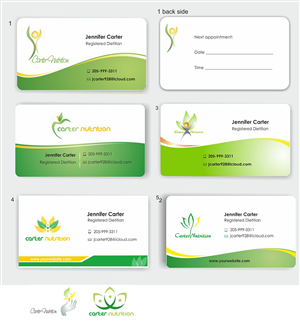 Diseño de Tarjeta de Presentación por IneseRo para Carter Nutrition | Diseño: #2235563