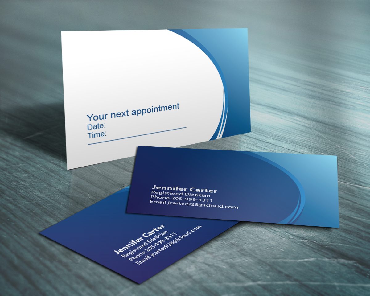 Visitenkarten-Design von nafizrahat für Carter Nutrition | Design #2236215