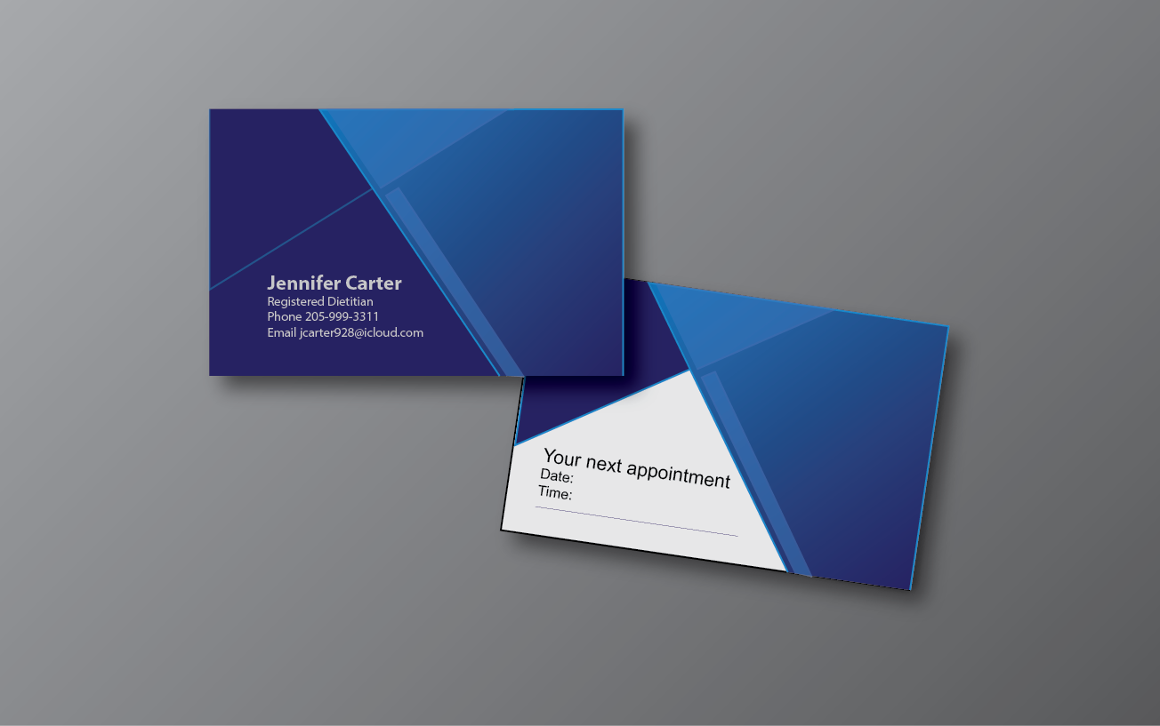 Design de Carte de Visite par nafizrahat pour Carter Nutrition | Design #2236654