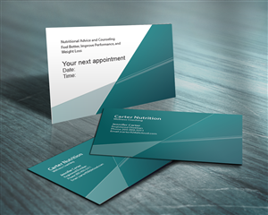 Diseño de Tarjeta de Presentación por nafizrahat para Carter Nutrition | Diseño: #2241249