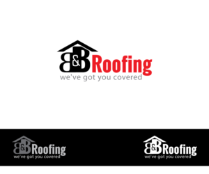 Logo-Design von e-graphics für B&B Roofing Inc | Design: #10719826