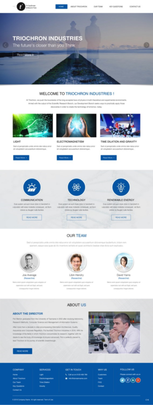 Web Design by pb for this project | Design: #10735088