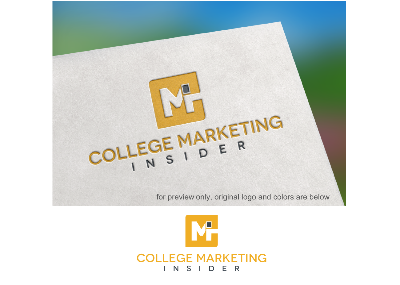 Logo Design by Gita. for College Marketing Insider | Design #13005204
