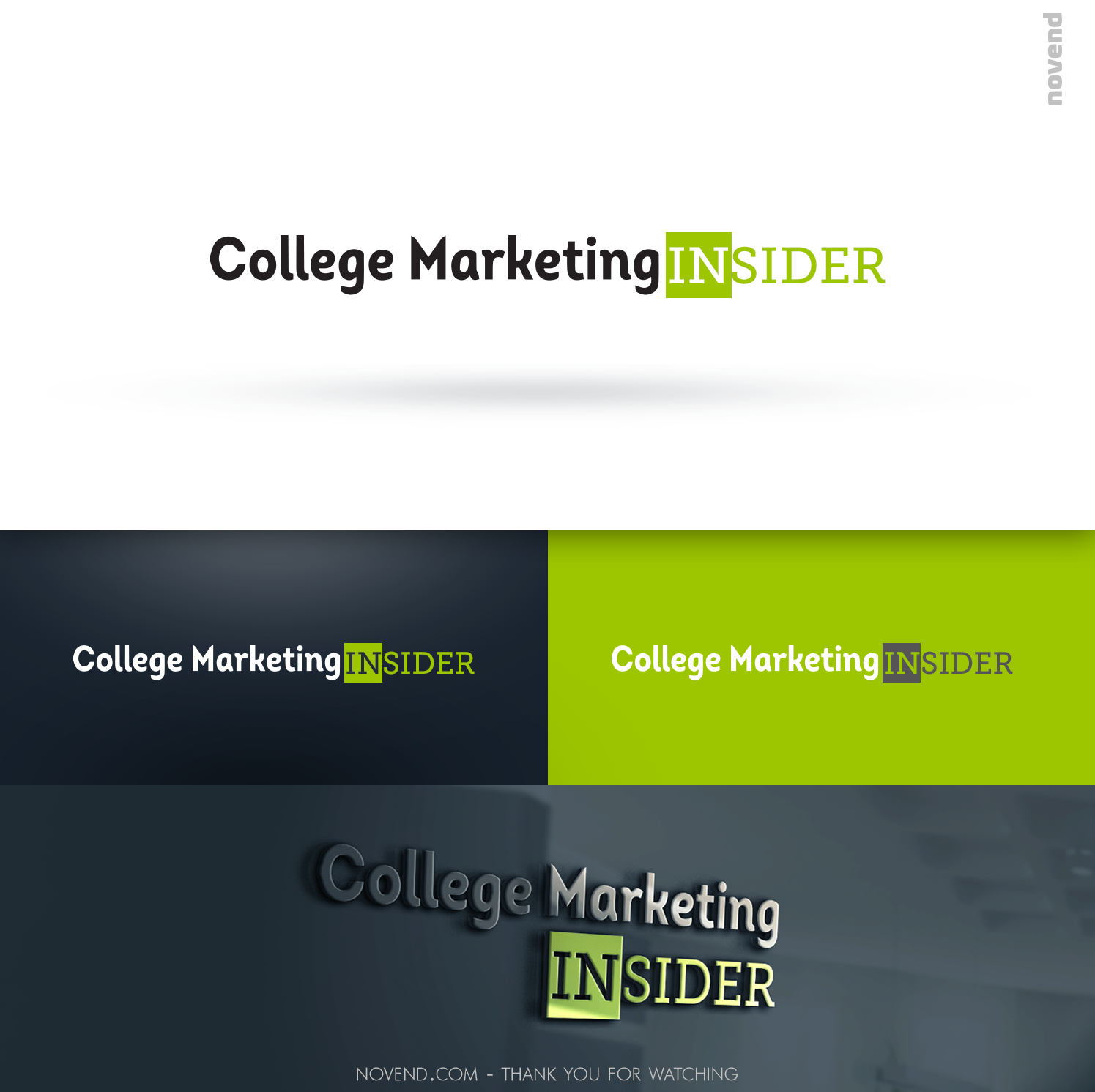 Logo Design by Novend for College Marketing Insider | Design #10868221
