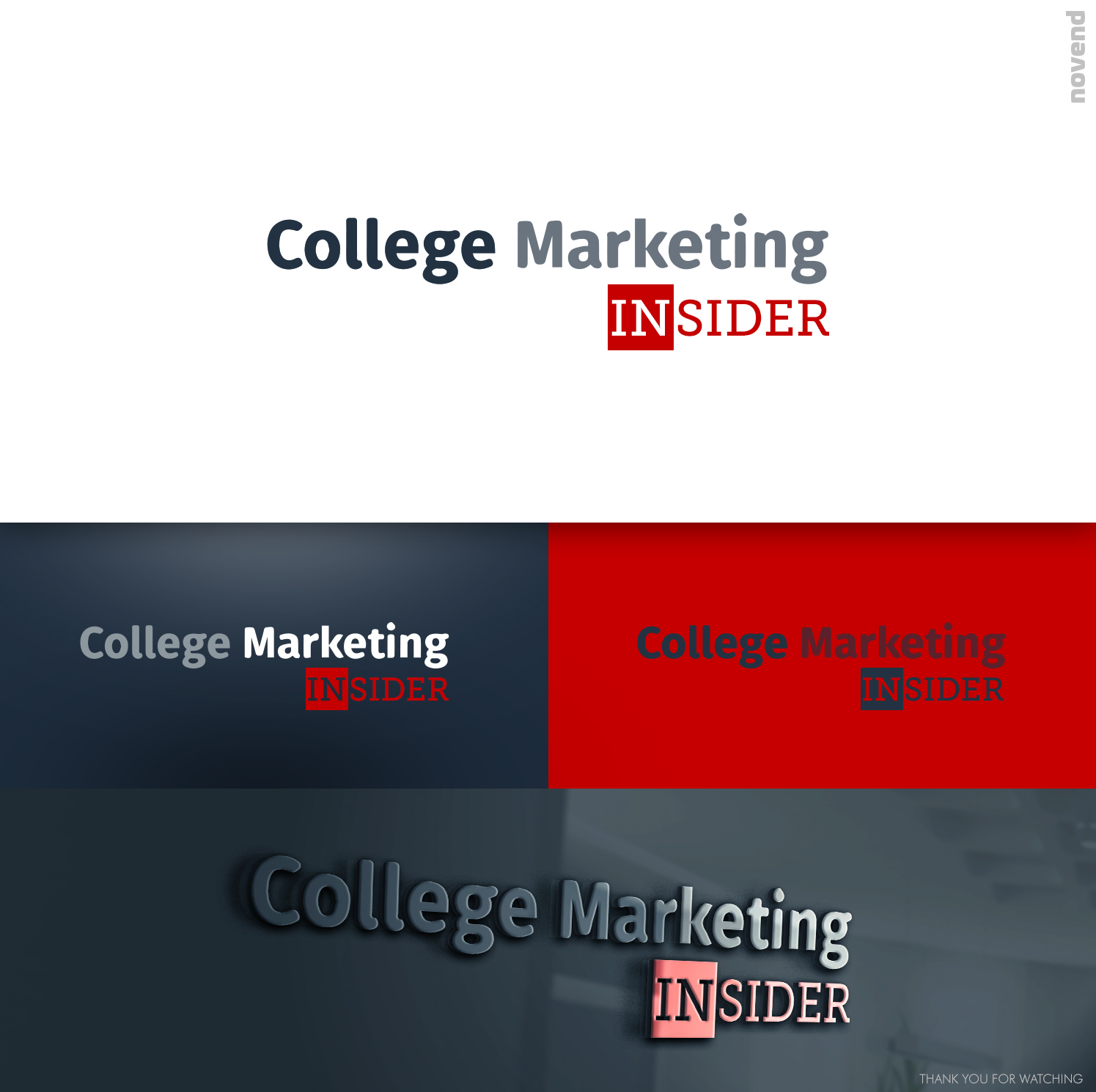 Logo Design by Novend for College Marketing Insider | Design #10889806
