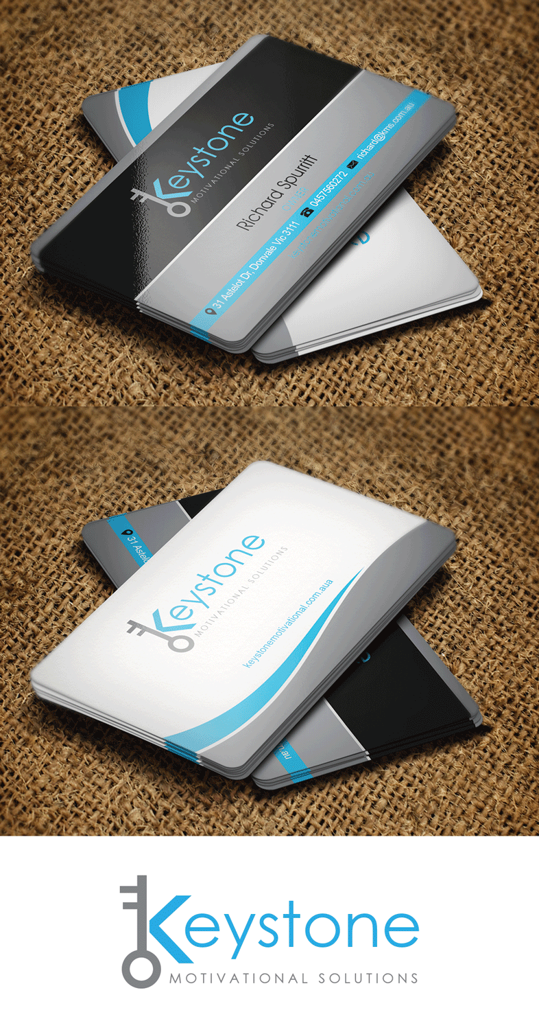 Diseño de Tarjeta de Presentación por Riz' para Keystone Motivational Solutions | Diseño #10738926