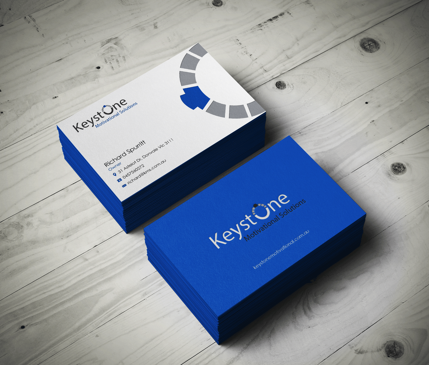 Business Card Design by Riz' for Keystone Motivational Solutions | Design #10774811