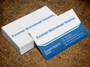 Business Card Design by Lanka Ama for Keystone Motivational Solutions | Design: #10719700