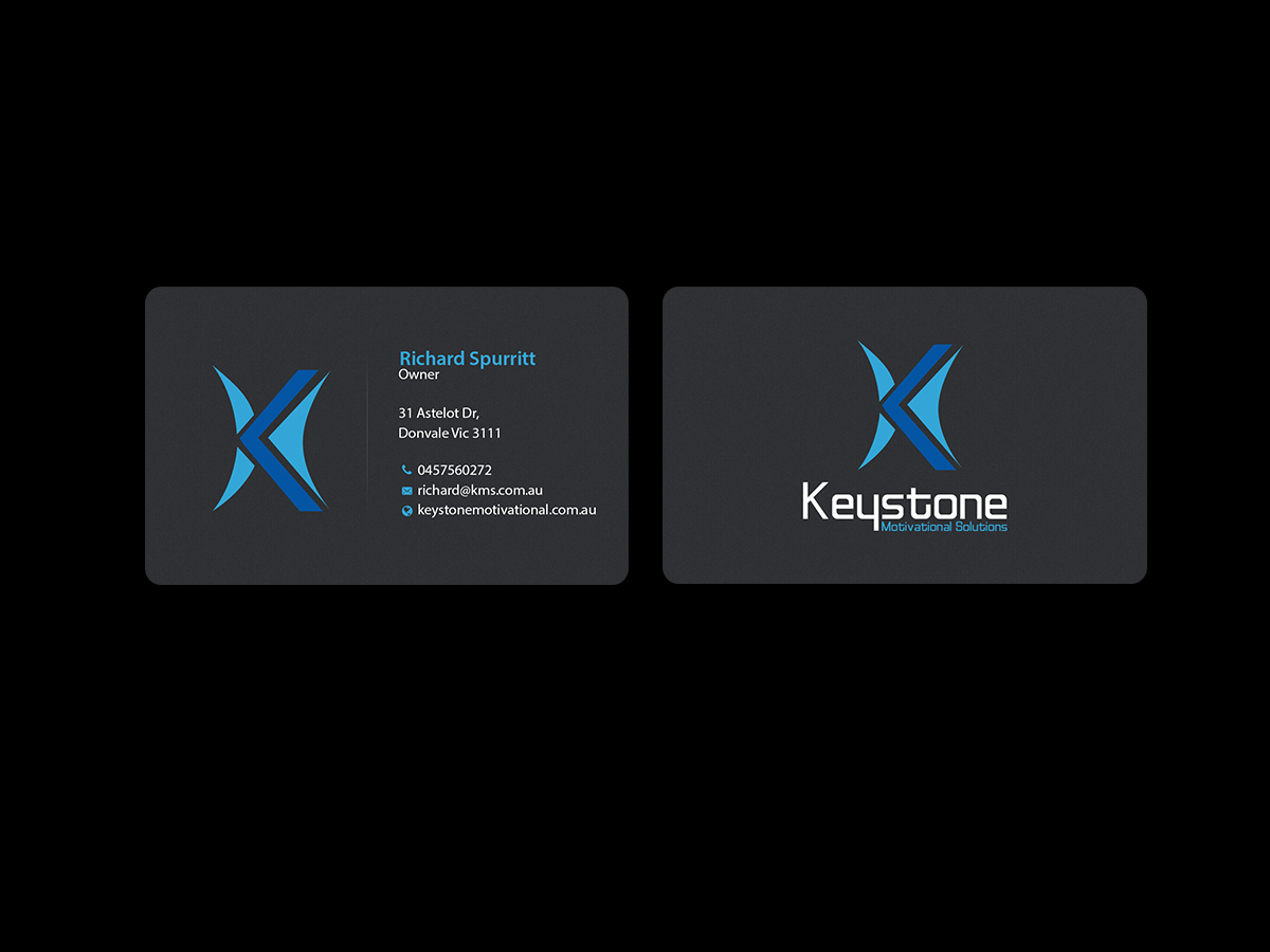 Business Card Design by Creations Box 2015 for Keystone Motivational Solutions | Design #10735269