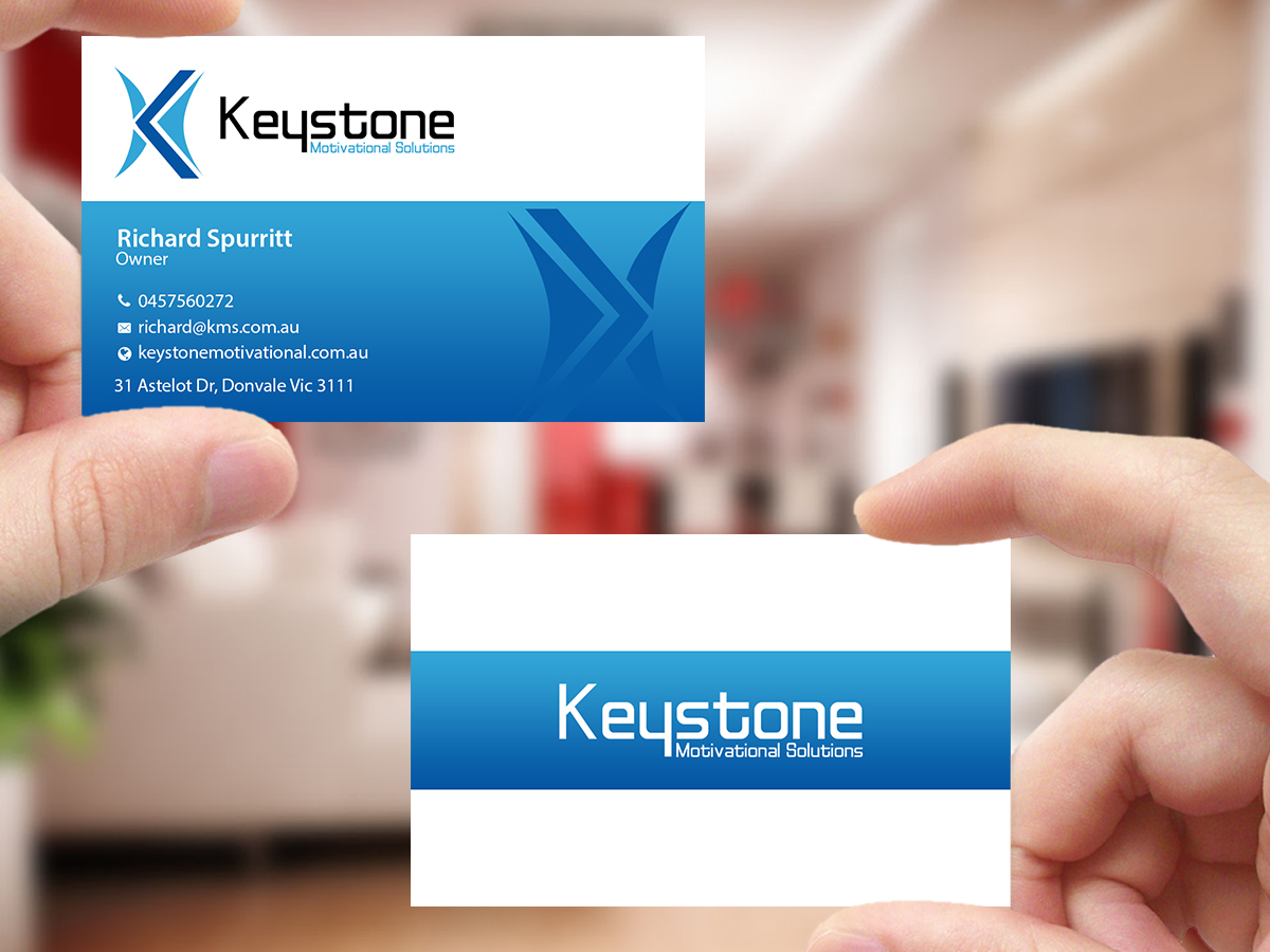 Business Card Design by Creations Box 2015 for Keystone Motivational Solutions | Design #10735286